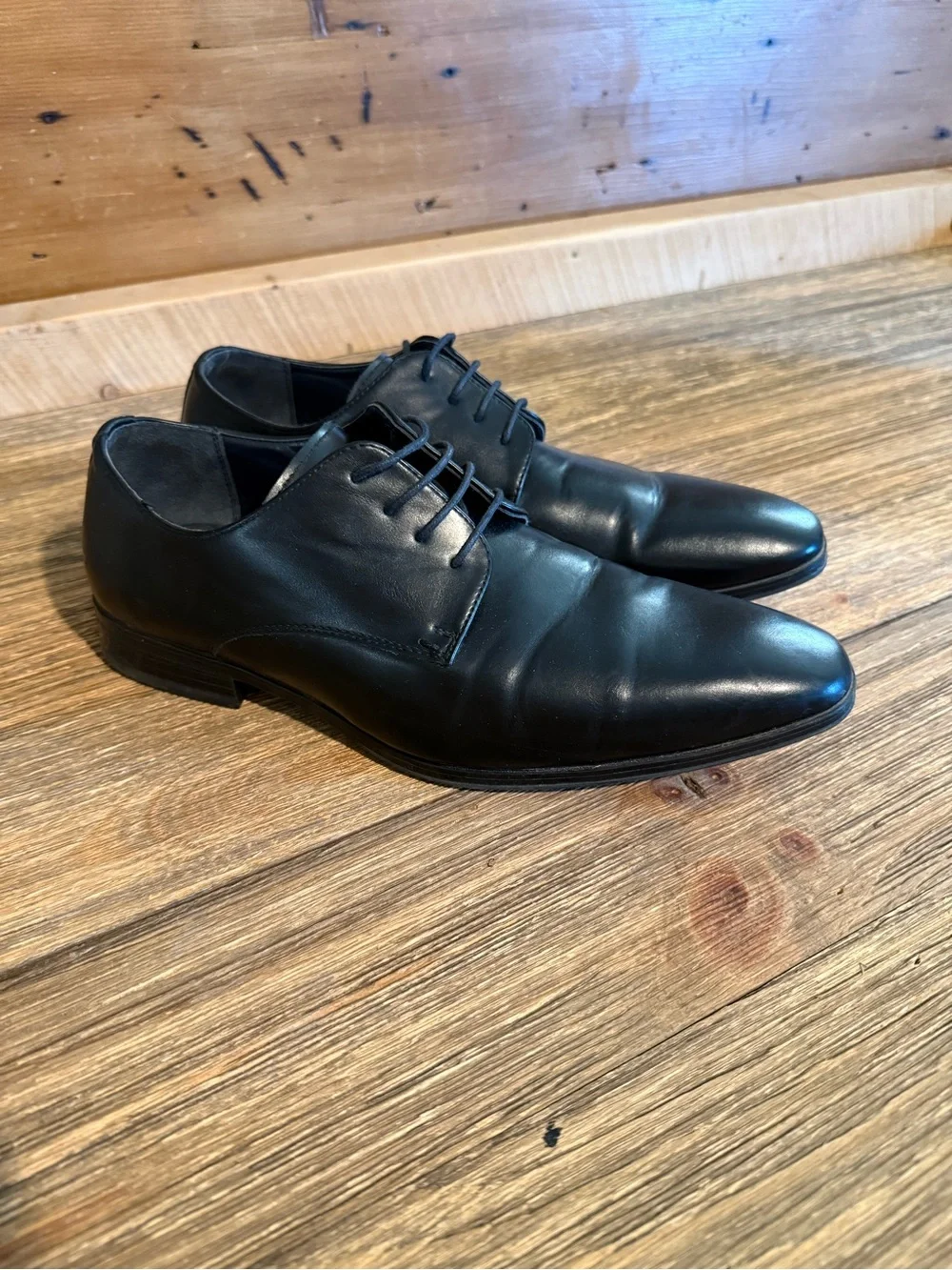 Classic Black Men's Dress Shoes